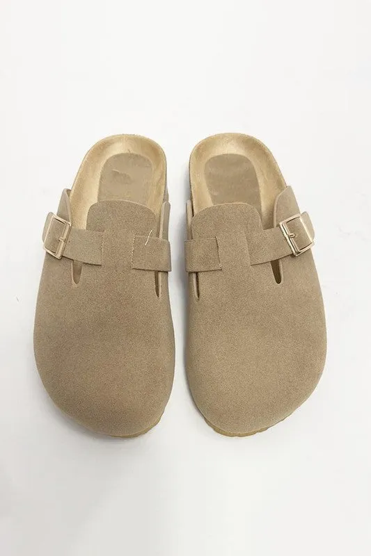 Cork Bed Clog - Taupe