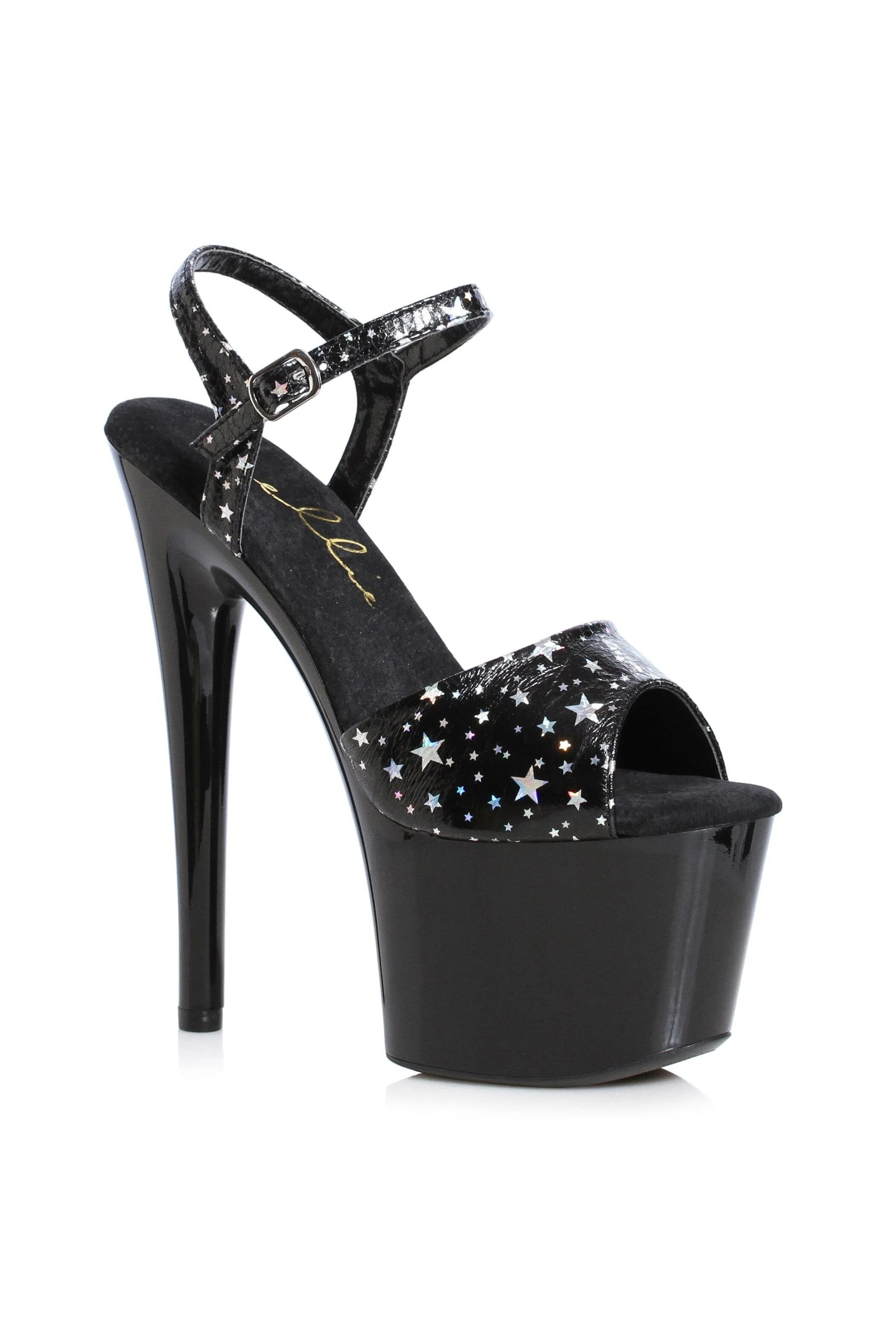 Ellie 709-CELESTE 7" Sandal With Star Details