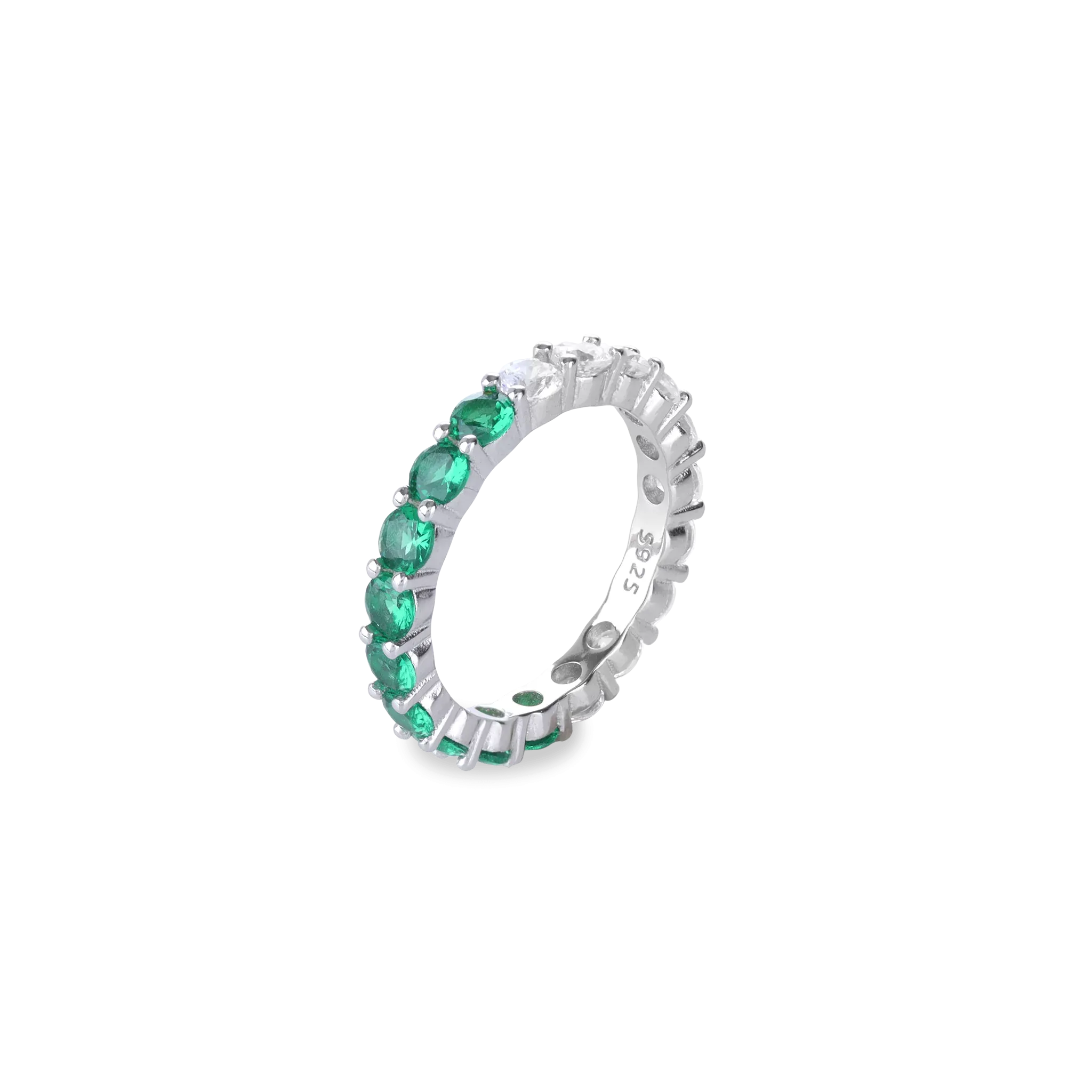 ETERNITY EMERALD BAND RING