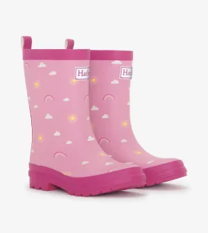 Hatley Girls  Matte Rain Boots - Sun Charns