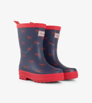 Hatley Rain Boots Red Lab (Size: 10)