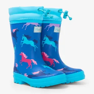 Hatley Sherpa Lined Rain Boots - Prancing Horses