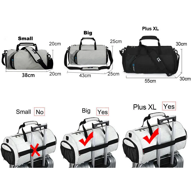 Men Gym Bags For Training Bag Outdoor Sports Swim Women Dry Wet Bag