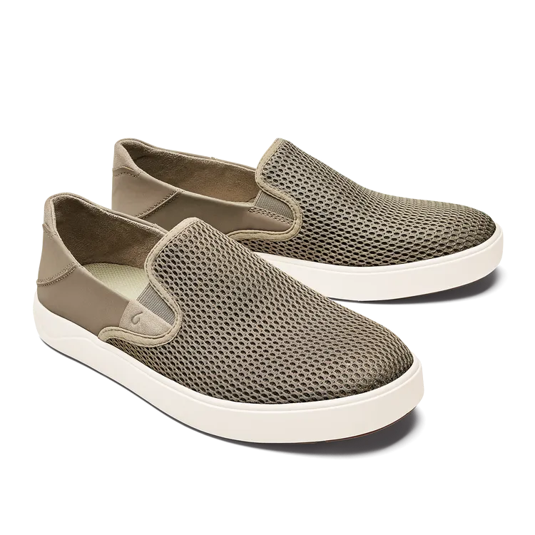 OluKai Mens Lae‘ahi Slip-On Shoes - Clay