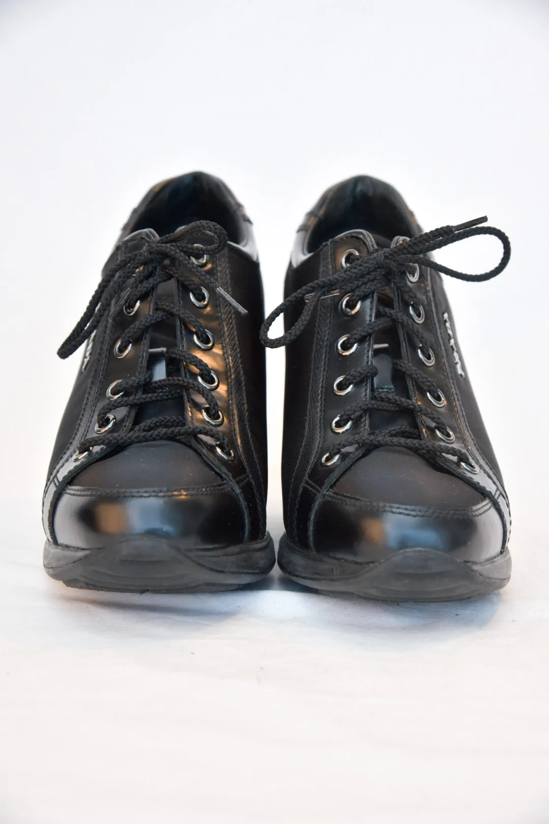 Prada Wedge Nylon Sneaker