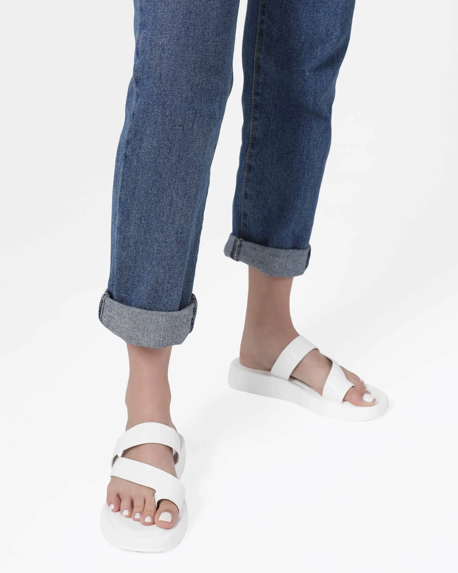 Women's Toe Ring Slide Sandals